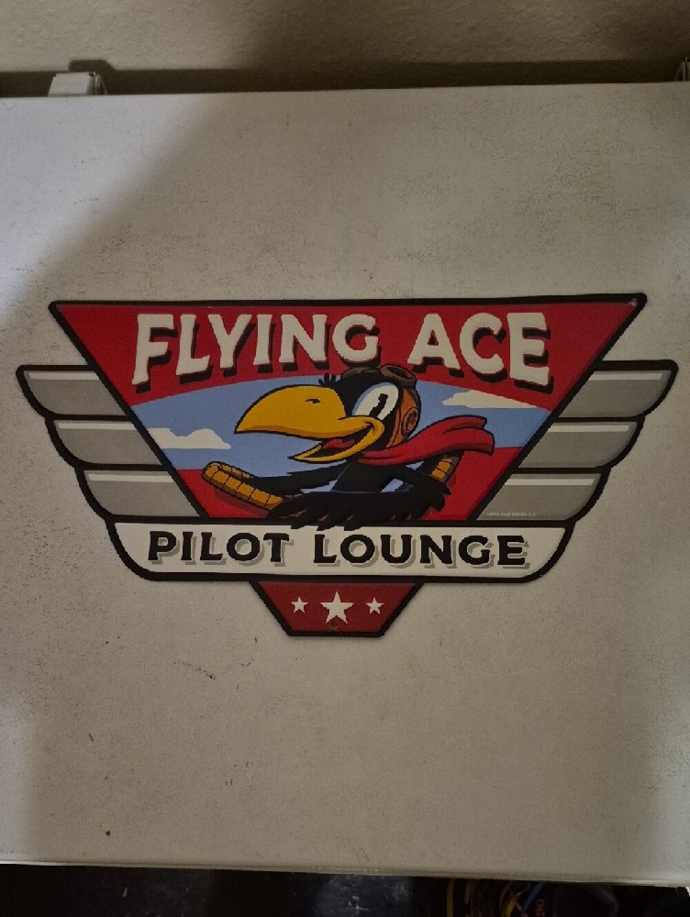Open Road Brands Vintage Aviation Metal Signs - Yellow, Red, Black, Blue 4 signs - Picture 2 of 9
